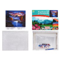 Набір для розпису по номерах Гірська річка, TK Group, 30x40 см, 31824