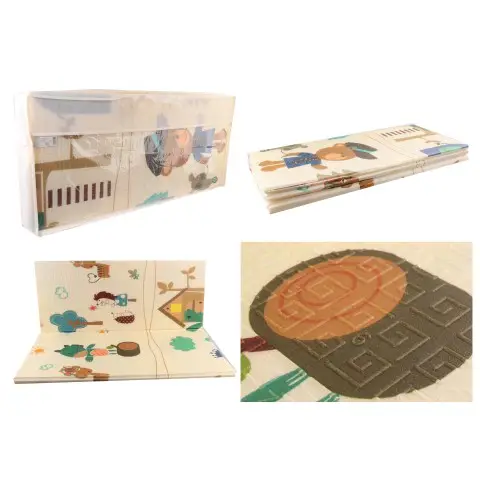 2-х сторонній ігровий килимок (ТЕРМО) EVA, 180x200x0.8 см, у сумці, D-70804