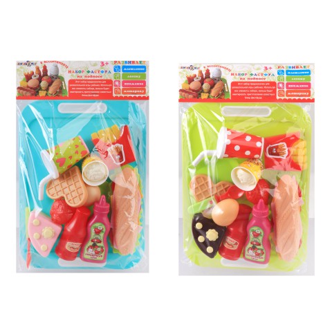 Набір продуктів на розносі Фаст-Фуд 100-311