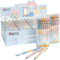 Ручка автоматична Монстрик пише-стирає синя 12 шт 757синя