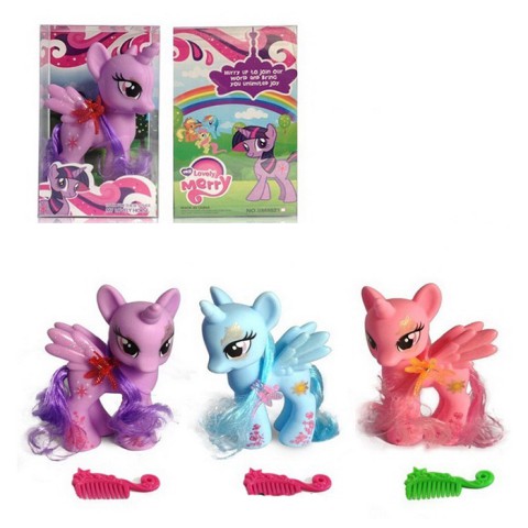 Конячка LP, 14 см, гребінець, 3 види, 9.5x16.5x6.5 см