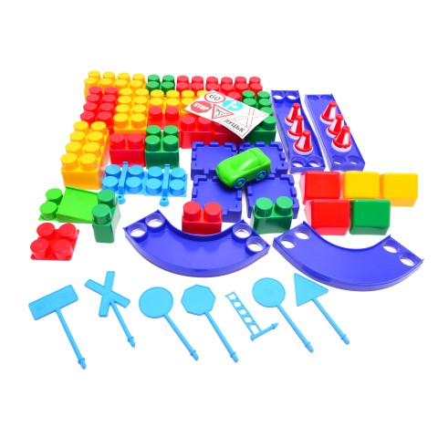 Конструктор Юника Юни-блок 60 деталей