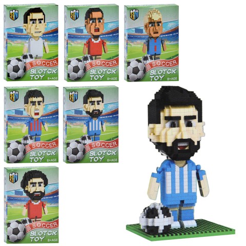 Конструктор фігурка-футболіст від 100 деталей (в асортименті) SG437-SG442