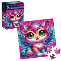 Пазли De.tail Крилате кошеня, 64 деталі, DT1234-04