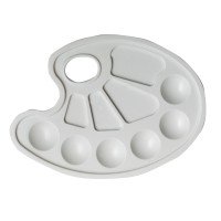 Палітра для малювання біла, ZB.6923-12