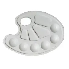 Палитра для рисования белая, ZB.6923-12