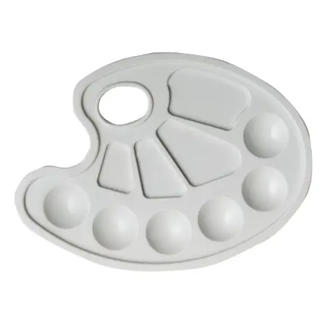 Палитра для рисования белая, ZB.6923-12