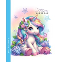 Блокнот, 80 г, інтегральний, 128x165 мм, 48 аркушів, чисті аркуші, матова ламінація, дизайн 24301