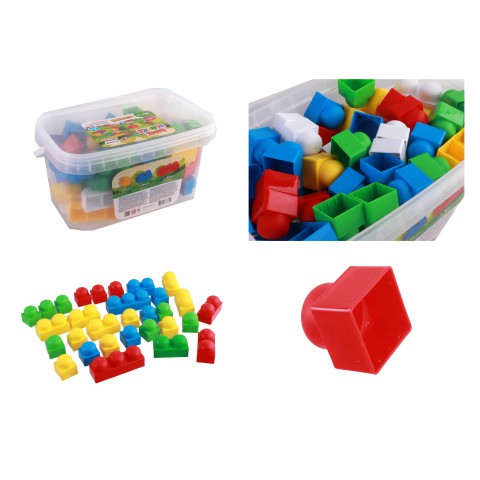 Конструктор BAMSBLOCK №5, 74 деталі, Бамсик, 29x18x15 см, 115/6