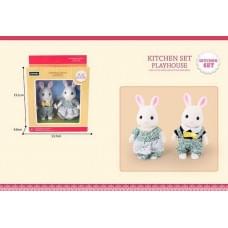 Набір тварин "Щаслива родина" флоксові, 2 штуки в кор. /72/