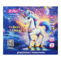 Пластилін Unicorn KIDS Line, 10 кольорів, 160 г