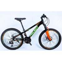 Велосипед спортивний Corso Project P-24307 24" алюмінієва рама, Saiguan 21 швидкість