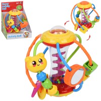 Гра-брязкальце Куля 2402, 16 см, рухливі деталі, дзеркало