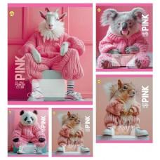 Зошит 18 арк.клітинка Тверда ТА51208 Pink Power, 20/400, 5к. ціна за 20 шт.