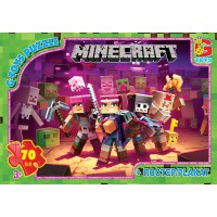 Пазли G-Toys Minecraft, 70 елементів MC789