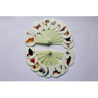 Віяло Домашні тварини, 20 тваринок, 2 шт. в упаковці