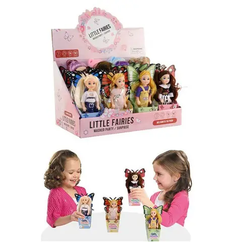 Лялька фея, 12.5 см, з крилами (В асортименті)