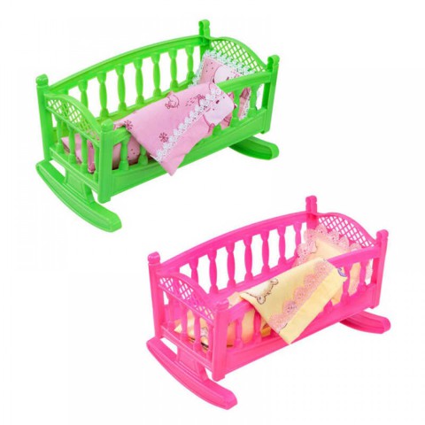 Набір дитячий "Ліжечко колиска мале з постіллю", BAMSIC