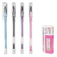 Набір гелевих ручок Polka Dots, чорна, 12 шт.