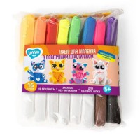 Набір для ліплення з повітряним пластиліном, 16 стіків, TM Lovin