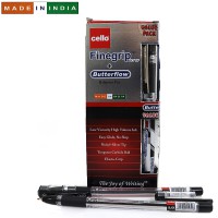 Ручка Cello Original Finegrip, чорна, 0.7 мм, 12 шт.