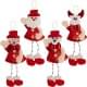 Прикраса-іграшка ялинкова "Новорічні персонажі у червоному" 22*9см CX25-14