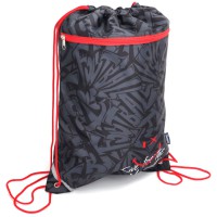 Сумка для взуття на шнурках, із блискавкою, 46x34 см, матеріал 420D, KJ7259