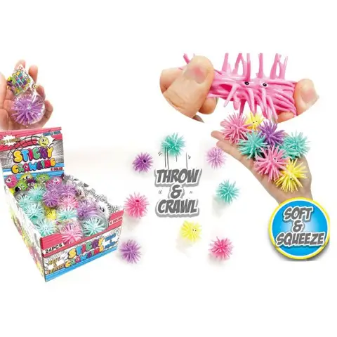 Гра антистрес, Е-їжачок, насадка-липучка на олівець, 4 кольори, 16x23x9.5 см