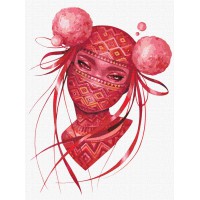 Набір для розпису по номерах Українська ніндзя, 30x40 см, КНО4947