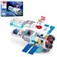 Конструктор SLUBAN Космос Корабель, 292 деталі, фігурки, 21.3 см, 38x28.5x7 см