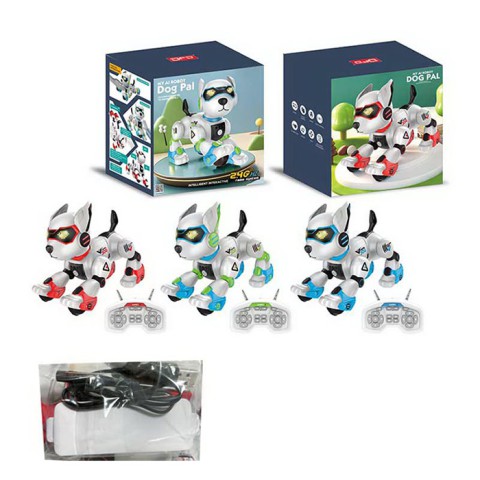 Собака Робопес, 2.4G, 25 см, сенсор, музика, звук англ., танцює, USB, K101 (В асортименті)