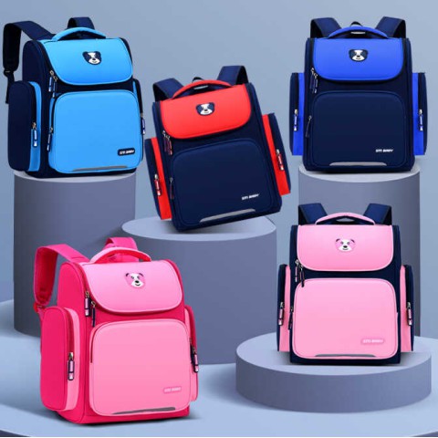 Рюкзак, висота 42 см, два відділення, C65496 (В асортименті)