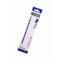 Олівець графітовий, HB, з гумкою, 12 шт. в упаковці