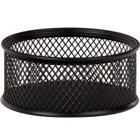 Підставка для скріпок, металева, чорна