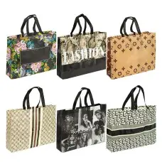 Сумка-шоппер ламінована, 8 шт