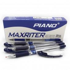 Набір ручок масляних Piano "Maxriter" 10 шт. 0,6 мм синій колір 335_1-PT