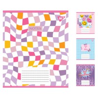 Зошити учнівські 12 аркушів лінія YES Smile, 25 шт. в упаковці