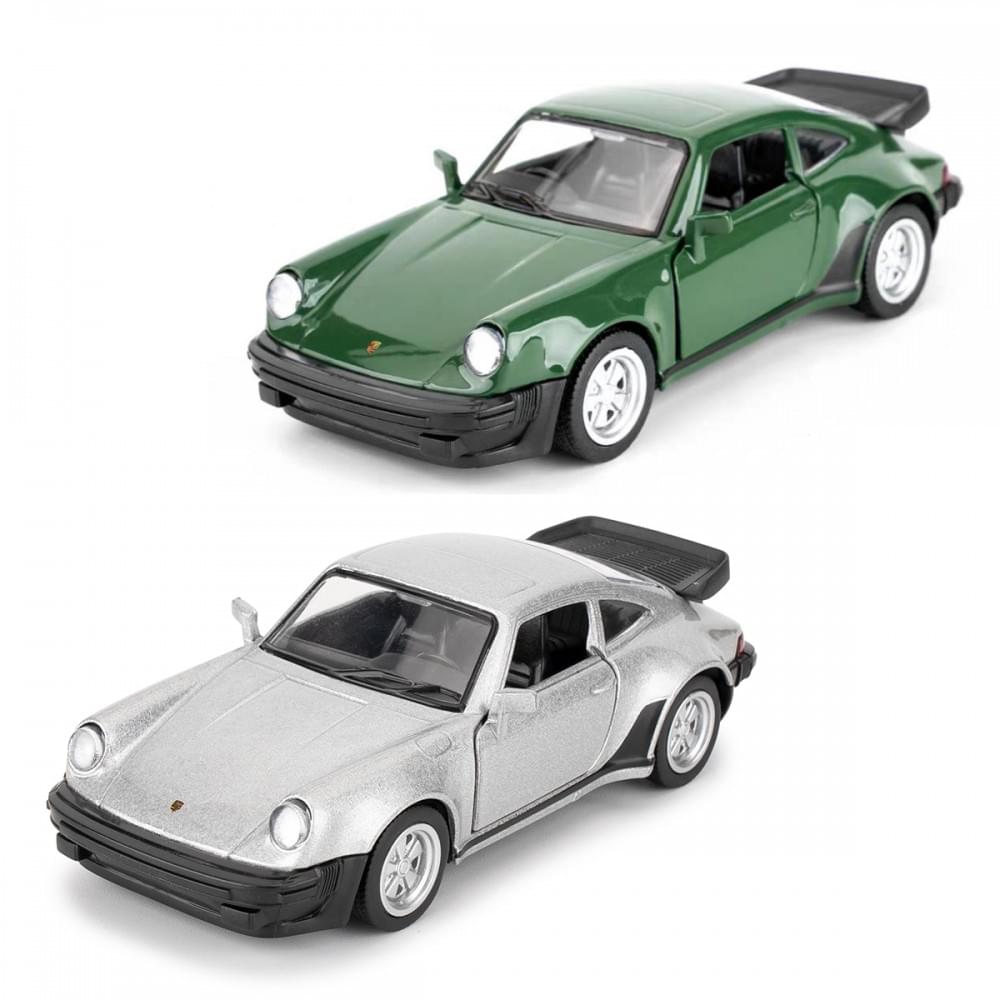 Автомодель - PORSCHE 911 TURBO 3.3 1978 (сірий, темно-зелений)
