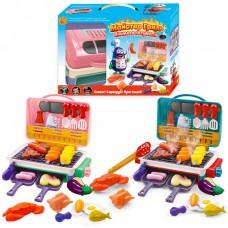 Майстер Гриль "WToys", 2 види, продукти змінюють колір, звук, підсвічування, кухонне приладдя, холодна пара, в кор. /18-2/