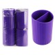 Склянка для письмового приладдя Sferik, кругла, на два відділення, фіолетова