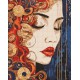 Набір з алмазною мозаїкою Прекрасна дівчина Ideyka AMO8033, 40x50 см