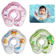 Коло для купання 3 види, розмір М, від 0-6 років, в п/е, МІКС /140/