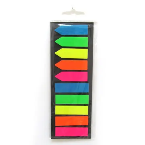 Пластикові стікери Sticks, неон, 45x12 мм, 200 шт., 2 шт. в упаковці (В асортименті)