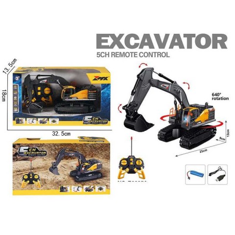 Екскаватор на радіокеруванні масштаб 1:24 гусеничний хід рухома платформа Z6825A