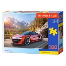 Кастор пазлы 100 "Спортивная машина" 40*29см B-111107