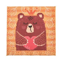 Вишивка хрестиком Ведмежатко Strateg, AX-206