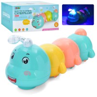 Музична іграшка гусінь, 24 см, магнітна, інтерактивний