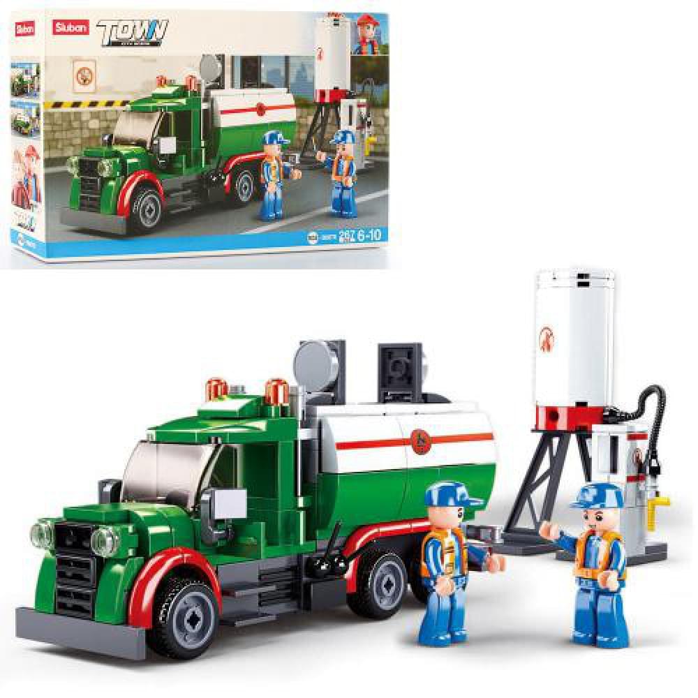 Конструктор дитячий "Бензовоз" 267 деталей SLUBAN M38-B0878