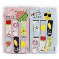 Закладка-магніт Фрукти, 6x2 см, картон, 2 шт. в упаковці