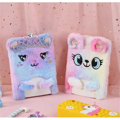 Блокнот хутряний м’який Ведмедик MIC, А5